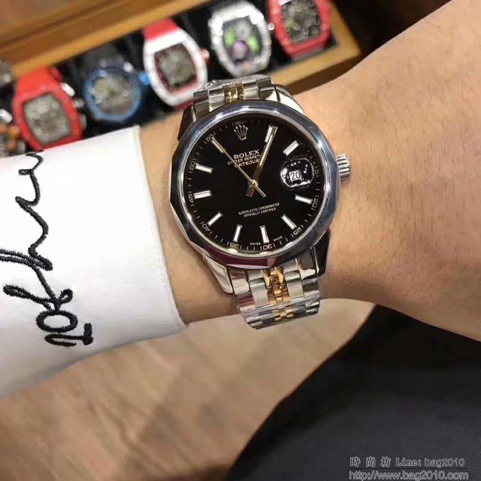 ROLEX勞力士 最新款式 經典傳奇 進口西鐵城 全自動機械機芯 精品 男士腕表  wssb4796